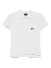 Balenciaga Polo Shirt With Side Slits And Straight Hem