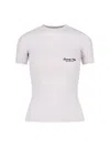 Balenciaga Beverly Hills Stretch Jersey T-shirt In White