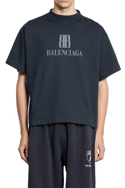 Balenciaga T-shirts & Tank Tops In Blue