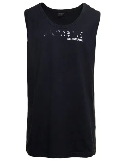 Balenciaga T-shirts & Tops In Black Wh