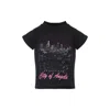 Balenciaga City Of Angels Graphic-print T-shirt In Black