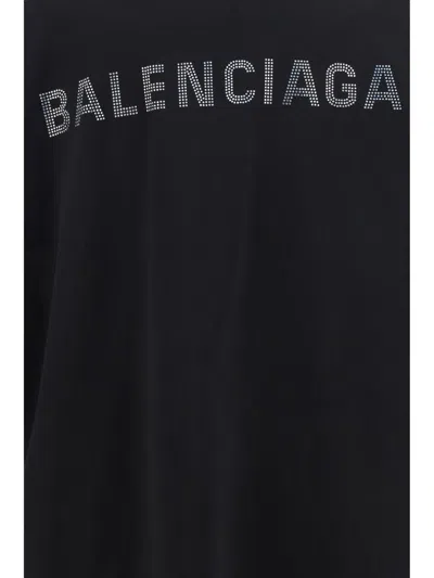 Balenciaga T-shirts In Faded Black