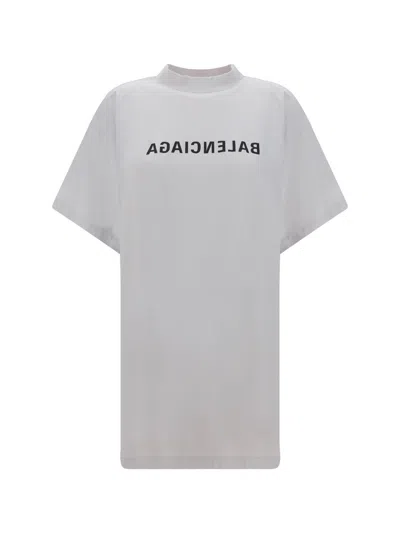 Balenciaga T-shirts In Off White/black