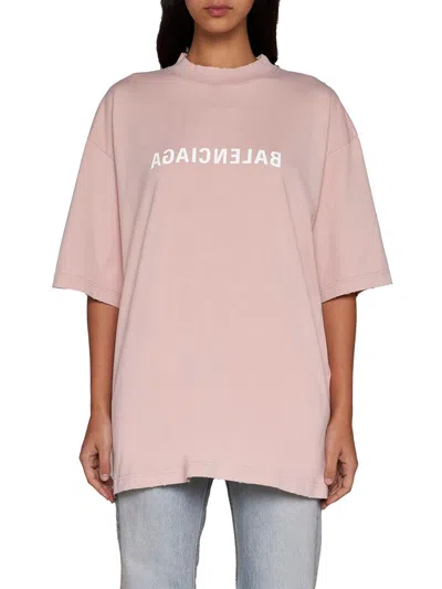 Balenciaga T-shirts In Pink