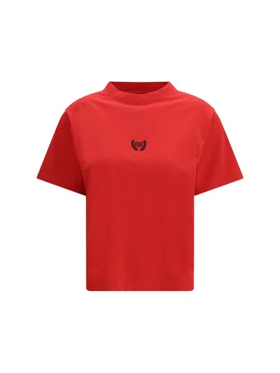 Balenciaga Women Laurel Classic T-shirt In Red
