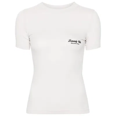 Balenciaga Neutral T Shirts In White