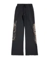Balenciaga Cotton Tacky Tattoo Sweatpants In Black