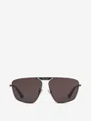 Balenciaga Eyewear Pilot Frame Sunglasses In Black
