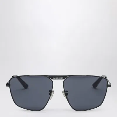 Balenciaga Tag 2.0 Navigator Blue Sunglasses Men