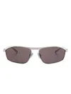 Balenciaga Tag 3.0 D-frame Sunglasses In Silver