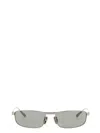 Balenciaga Tag 3.0 Rectangle Sunglasses In Metallic