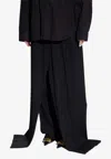 Balenciaga Wool Trousers In Black