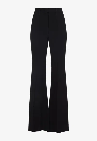 Balenciaga Tailored Flared Pants In Black