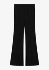 Balenciaga Tailored Flared Pants In Black