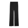 Balenciaga Tailored Flared Pants With Clean Waistband In Black
