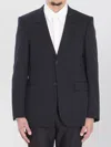 Balenciaga Tailored Jacket Featuring Peak Lapels In Gray