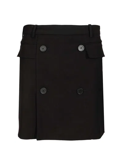 Balenciaga Tailored Mini Skirt Skirts Black