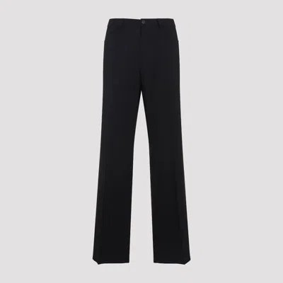 Balenciaga Tailored Trousers With Side And Back Pockets In Black
