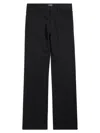 Balenciaga Straight Dress Trousers In Black