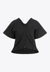 Balenciaga Tailored Pants Wool Top In Black