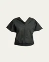Balenciaga Tailored Pants Wool Top In Vert/nero