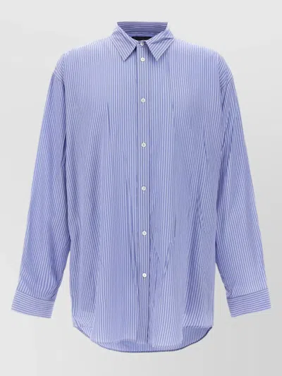 Balenciaga Fluid Shirt In Blue