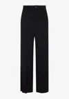 Balenciaga Tailored Wide-leg Pants In Black