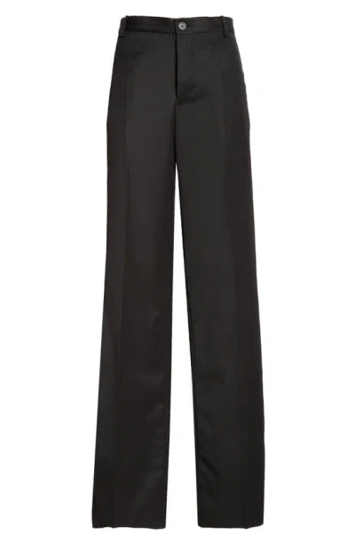 Balenciaga Tailored Wool Pants In Black