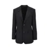 Balenciaga Standard Single-breasted Tailored Blazer In Black In Black