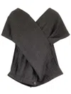 Shop Balenciaga Tailored Wool Trouser Top Tops Black