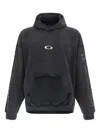Balenciaga Men Transparent Tape Hoodie With Torn Pocket In Black