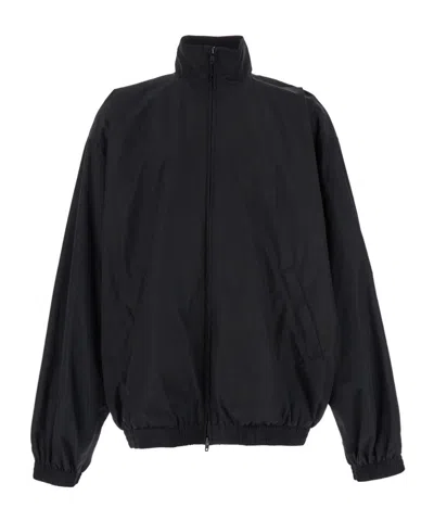 BALENCIAGA BALENCIAGA TAPE LOGO HIGH-NECK JACKET
