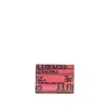 Balenciaga Tape Type Leather Card Holder In Multi