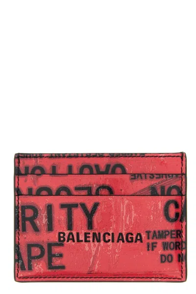 BALENCIAGA 'TAPE TYPE' CARD HOLDER