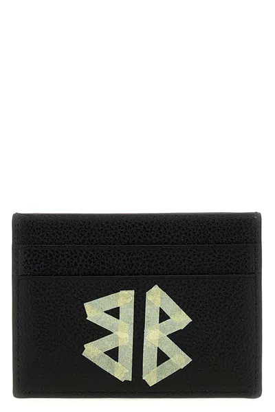 Balenciaga 'tape Type' Logo Print Card Holder