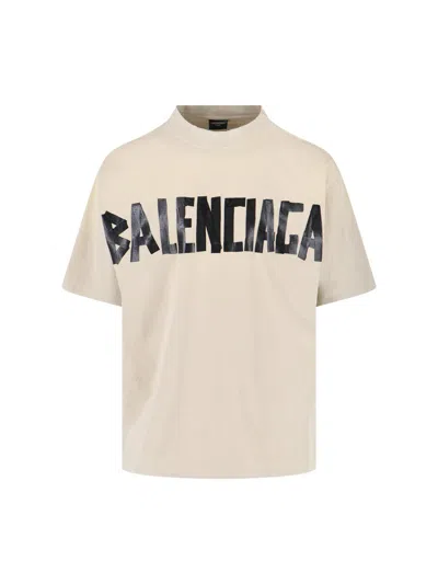 BALENCIAGA "TAPE TYPE" T-SHIRT