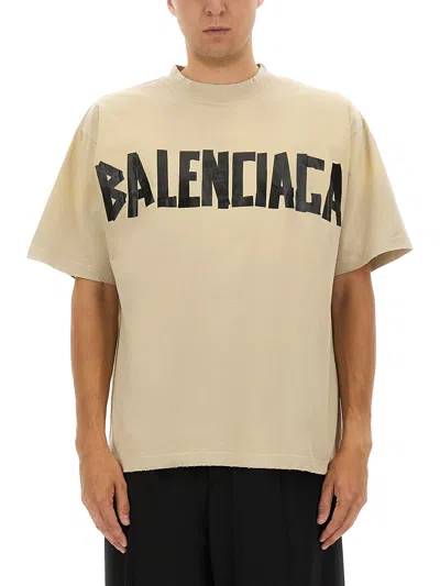 BALENCIAGA "TAPE TYPE" T-SHIRT
