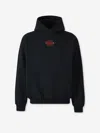 Balenciaga Hooded Sweatshirt Kangaroo Pocket In Blue