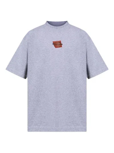 Balenciaga Taped Logo-print Cotton T-shirt In Multi