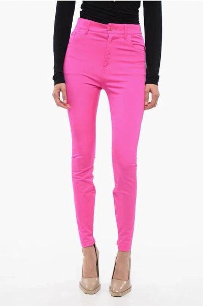 Balenciaga Tapered-fit Pants In Pink