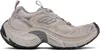 Balenciaga Men Cappuccino Mesh And Rubber 6xl Sneakers In Brown