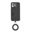 Balenciaga Tech Carbon Fiber Scoobi Iphone Case In Black