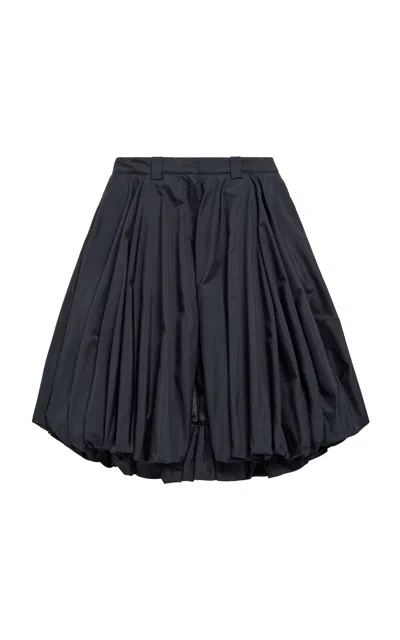 Balenciaga Technical Taffeta Balloon Shorts In Animal Print