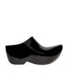 Balenciaga 65mm Technoclog Rubber Mules In Black