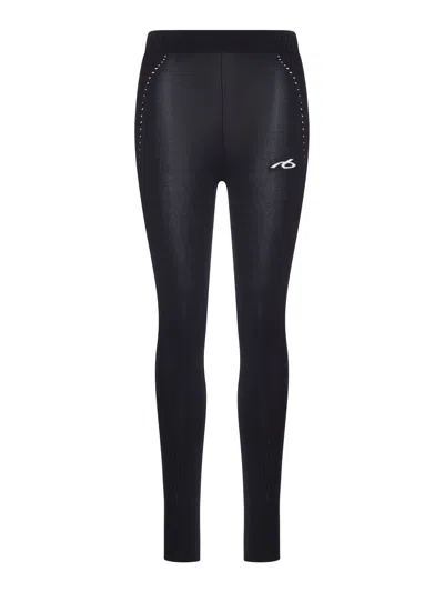 Balenciaga Techwear Leggings In Black Sports Mesh