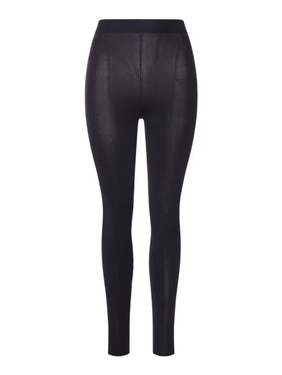 Balenciaga Techwear Leggings In Technical Knit In Blue