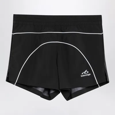 Balenciaga Techwear Shorts In Black Technical Fabric