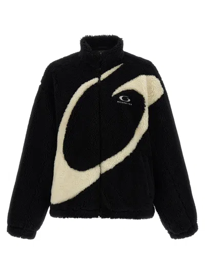Balenciaga Long Sleeve Casual Jackets In Black