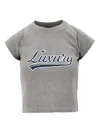 Balenciaga Luxury-script T-shirt In Gray