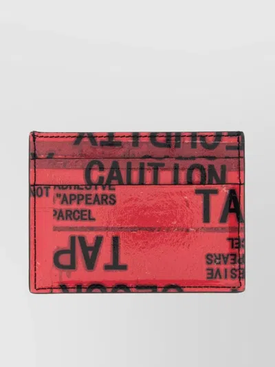 BALENCIAGA TEXTURED FINISH CARD HOLDER 'TAPE TYPE'